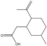 1-METHYL-4-ISOPROPENYLCYCLOHEXAN-3-YLACETATE Struktur