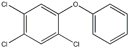 2,4,5-TRICHLORODIPHENYLETHER Struktur