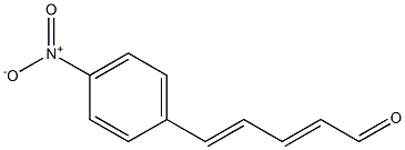 5-(4-NITROPHENYL)-2,4-PENTADIEN-1-AL Structure