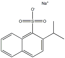 NAPHTHALENESULPHONICACID,ISOPROPYL-,SODIUMSALT Struktur