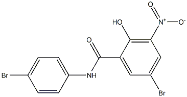 4'-BROMO-5-BROMO-3-NITROSALICYLANILIDE Struktur