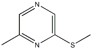 6-(METHYLTHIO)-2-METHYLPYRAZINE Struktur