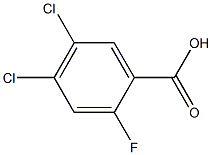 2-Fluoro-4,5-dichlorobenzoic acid Struktur