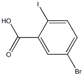 2-Iodo-5-bromobenzoic acid Struktur