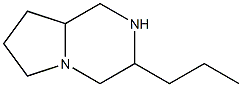 3-Propyl-octahydro-pyrrolo[1,2-a]pyrazine Struktur