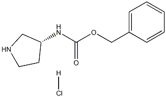 (r)-3-(cbz-amino)pyrrolidine Hydrochloride Struktur