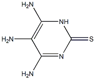 4,5,6-Triamino-2-Thiolpyrimidine Struktur