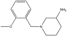 1-(2-methoxybenzyl)piperidin-3-amine Struktur