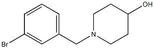 1-(3-bromobenzyl)piperidin-4-ol Struktur