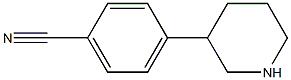 4-piperidin-3-ylbenzonitrile Struktur