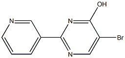 5-bromo-2-pyridin-3-ylpyrimidin-4-ol Struktur