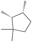 1,1,cis-2,cis-3-tetramethylcyclopentane Struktur