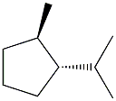 1-methyl-trans-2-isopropylcyclopentane Struktur