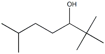 2,2,6-trimethyl-3-heptanol Struktur