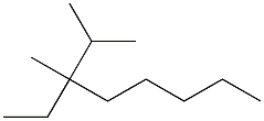 2,3-dimethyl-3-ethyloctane Struktur