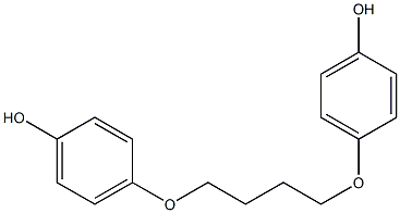 4,4''-[BUTANE-1,4-DIYLBIS(OXY)]DIPHENOL Struktur