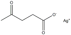 silver levulinate Struktur