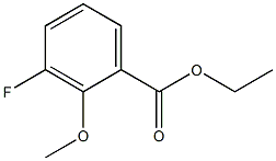 3-FLUORO-2-METHOXYBENZOIC ACID ETHYL ESTER Struktur