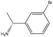 (1R)-1-(3-BROMOPHENYL)ETHANAMINE Struktur