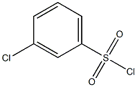 3-CHLOROBENZENESULFONY CHLORIDE Struktur