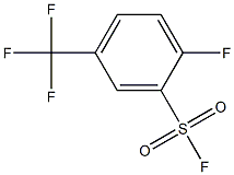 2-FLUORO-5-(TRIFLUOROMETHYL)BENZENESULFONYL FLUORIDE Struktur