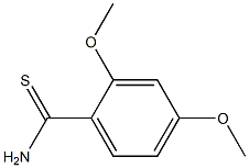 2,4-dimethoxybenzothioamide Struktur