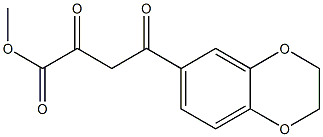 methyl 4-(2,3-dihydrobenzo[b][1,4]dioxin-7-yl)-2,4-dioxobutanoate Structure