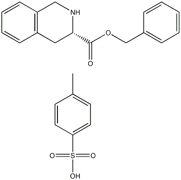 (S)-1,2,3,4-TERTRAHYDRO-3-ISOQUINOLINECARBOXYLIC ACID,PHENYLMETHYL ESTER,P-TOLUENESULFONIC ACID SALT Struktur