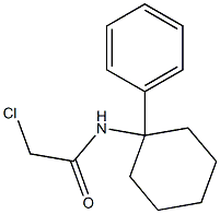 2-CHLORO-N-(1-PHENYLCYCLOHEXYL)ACETAMIDE Struktur