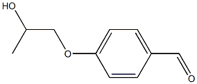 4-(2-HYDROXYPROPOXY)BENZALDEHYDE Struktur