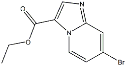 ETHYL 7-BROMOIMIDAZO[1,2-A]PYRIDINE-3-CARBOXYLATE Struktur