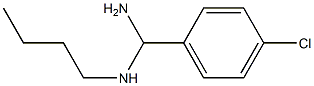 N-BUTYL-C-(4-CHLORO-PHENYL)-METHANEDIAMINE Struktur