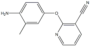 2-(4-amino-3-methylphenoxy)nicotinonitrile Struktur