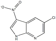 5-chloro-3-nitro-1H-pyrrolo[2,3-b]pyridine Struktur