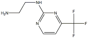 N1-[4-(trifluoromethyl)pyrimidin-2-yl]ethane-1,2-diamine Struktur