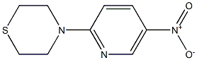 4-(5-nitro-2-pyridyl)thiomorpholine Struktur