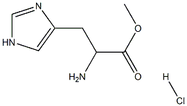 methyl 2-amino-3-(1H-imidazol-4-yl)propanoate-hydrachloride Struktur