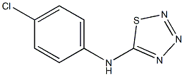 N5-(4-chlorophenyl)-1,2,3,4-thiatriazol-5-amine Struktur