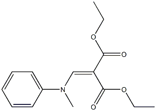 diethyl 2-[(methylanilino)methylidene]malonate Struktur