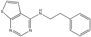 N4-phenethylthieno[2,3-d]pyrimidin-4-amine Struktur