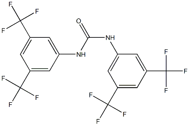 N,N'-di[3,5-di(trifluoromethyl)phenyl]urea Struktur