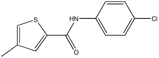 N2-(4-chlorophenyl)-4-methylthiophene-2-carboxamide Struktur