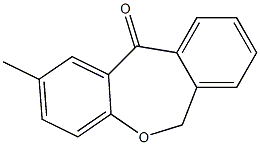 2-methyldibenzo[b,e]oxepin-11(6H)-one Struktur