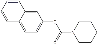 2-naphthyl piperidine-1-carboxylate Struktur