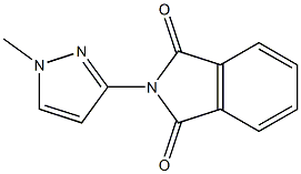 2-(1-methyl-1H-pyrazol-3-yl)isoindoline-1,3-dione Struktur