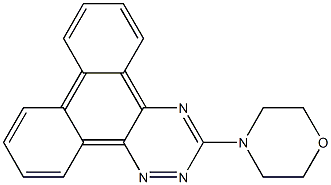 4-phenanthro[9,10-e][1,2,4]triazin-3-ylmorpholine Struktur