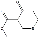 Methyl tetrahydrothiopyran-4-one-3-carboxylate Struktur