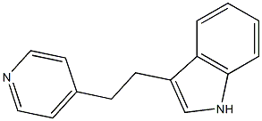 3-[2-(4-pyridyl)ethyl]-1H-indole Struktur