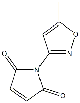 1-(5-methyl-3-isoxazolyl)-2,5-dihydro-1H-2,5-pyrroledione Struktur