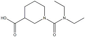 1-[(diethylamino)carbonyl]piperidine-3-carboxylic acid Struktur